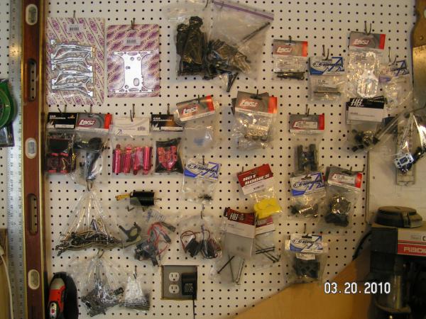 The "pile" of parts waiting for the LST build....