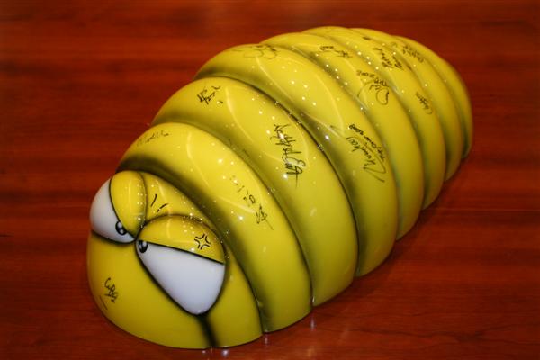 Yellow Worm With Top 10 Drivers Signatures